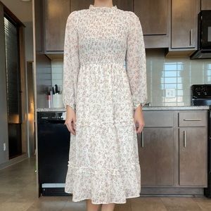 Petal & Pup floral cream dress size US 4 NWT